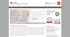 Desktop Screenshot of globalaccountancyservices.com